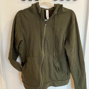 Like new green Olivers Classic Zip Hoodie - size M